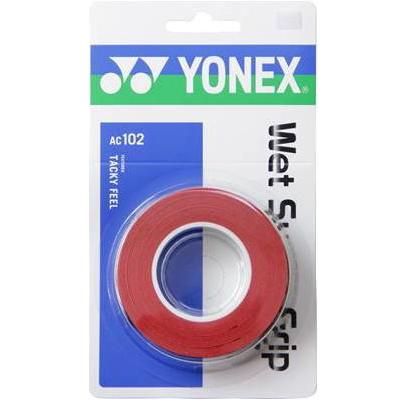 ヨネックス 【国内正規品】AC102　ウェットスーパーグリップ［３本入］     【＊期間限定・ヤフー価格＊】 | YONEX | 07