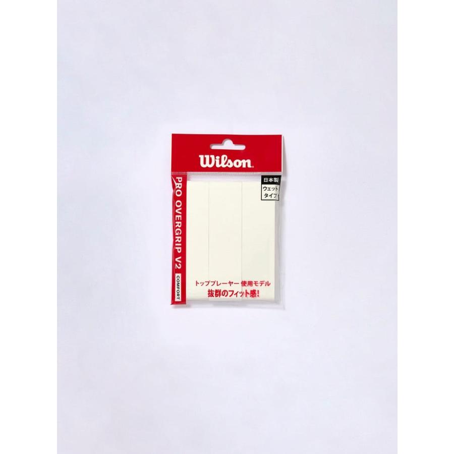 新品】Wilson ウィルソン プロオーバーグリップ V2 ホワイト 30