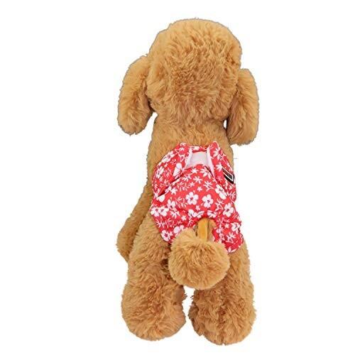 入園入学祝い Thain 犬 おむつカバー 犬オムツ 犬用サニタリーパンツ 布 女の子用 雌犬 洗える 再利用可能 サイズ調整可能 生 East Wind Jp