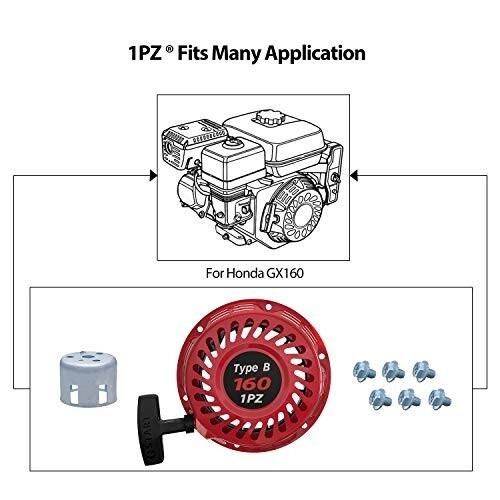 予約販売 本 1pz Jp4 Gx6 Gx1 Gx160 Gx0 リコイルスターター プルスターター ホンダ 5 5hp 6 5hp エンジンパーツ 耕耘機 発電機 Discoversvg Com