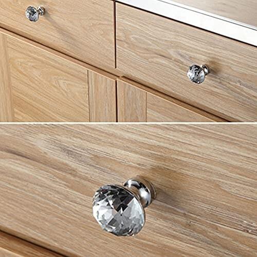 引き出し取っ手 つまみ 30mm 16個セット 透明 ハンドル タンス キャビネット ツマミ 扉 おしゃれ クリア ダイヤ ラココショップ 通販 Yahoo ショッピング