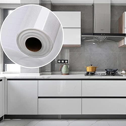 壁紙シール はがせる おしゃれ 厚手 壁紙 リメイクシール 10mｘ40cm リメイクシート 防水 白 トイレ キッチン 浴 ラココショップ 通販 Yahoo ショッピング