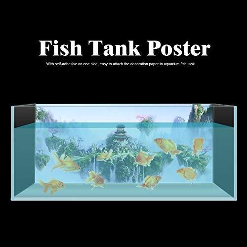 贈呈 魚タンク 水族館 水槽 装飾ステッカー 水槽背景 バックグラウンド バックスクリーン 4つのサイズ Pvc素材 防水 Chompingquarters Com