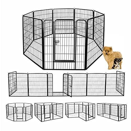 安い売れ済 ウェリナ ペットフェンス 猫犬 中大型犬用 ペットケージ パネル8枚 折り畳み式 ペットサークル カタチ変更可 直売ショッピング Ssl Daikyogo Or Jp