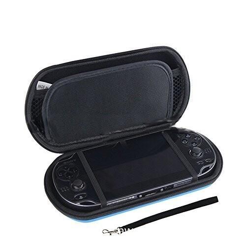 Sony Playstation Vita 00対応eva ケース Ps Vita00 1000 Psp 3000対応の保護ケースカバー Ps Vita00収納ハードポーチ ブル ラココショップ 通販 Yahoo ショッピング