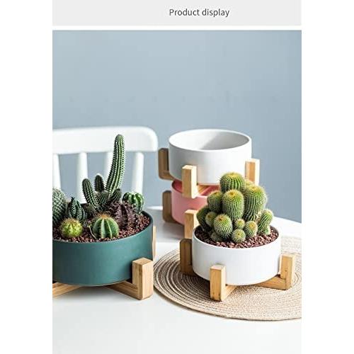 鉢 植木鉢 陶器鉢 多肉植物 サボテン鉢 プランター容器 花瓶 おしゃれ 水培植物 木棚付き 穴ない インテリア ラココショップ 通販 Yahoo ショッピング