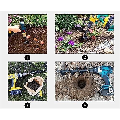 全商品オープニング価格 Pont Du Monde アースドリル オーガードリル 園芸 芝生 ビット ガーデニング 六角軸 穴掘り 8cm 35cm Discoversvg Com