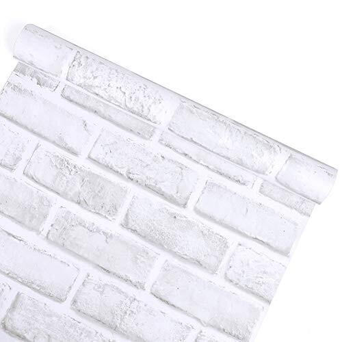 Rain Queen 壁紙 シール レンガ調 のり付き クロス 白無地 のり付き 壁用 リメイクシート 北欧 おしゃれ かわいい アクセントクロス カ Fwnrmpei0t その他キッチン 日用品 文具 Windowrevival Co Nz