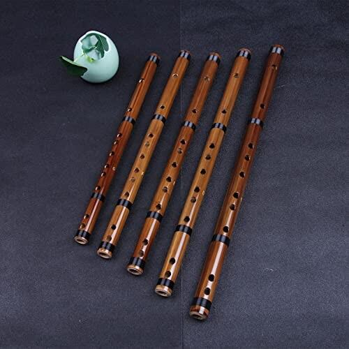 Jinchuan 竹製フルート 笛子 竹笛 横笛 尺八 短い笛 短笛 木管楽器 ミュージカル 伝統的な手作り (Gキー)|racoco|02