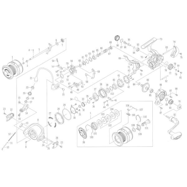 お得〕22EXSIT PCLT2500 純正スプール ケース付き Amazon | 【ダイワ