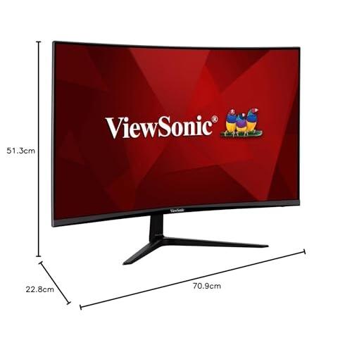 ViewSonic ビューソニックジャパン 31.5インチ 曲面型ゲーミング  