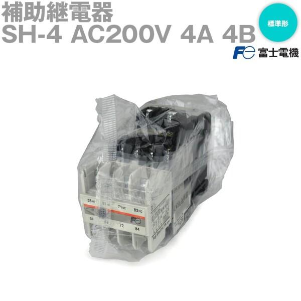 富士電機機器制御 標準形補助継電器 AC200V SH-4 コイルAC200V 富士電機機器制御 標準形補助継電器 AC200V SH-4 コイルAC200V