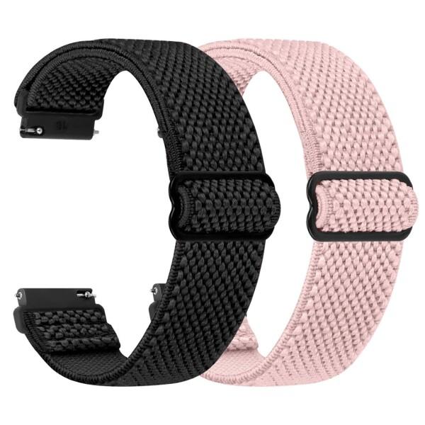 Cinturino per orologio in vera pelle nera Stingray