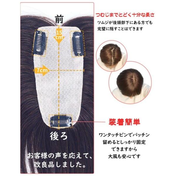 前髪 部分ウィッグ 分け目専用 人毛100% 超リアル人工皮膚 ウイッグ つむじ付き 総手植え シ 【George】