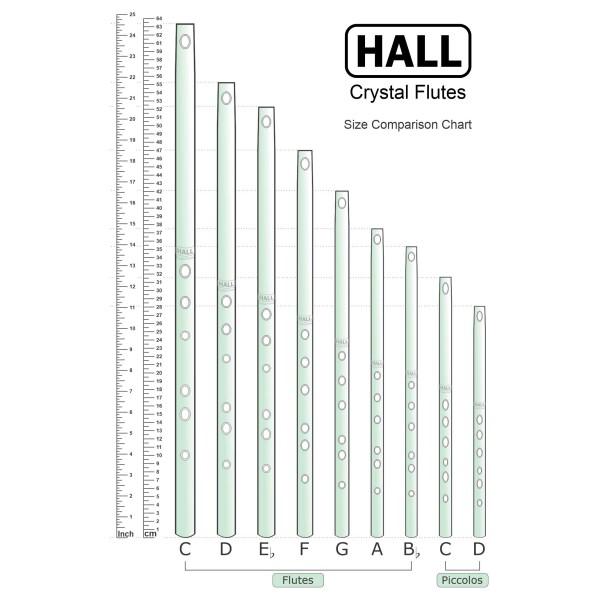 CRYSTAL フルート Offset モデル D管 全長553mm FLUTE 【ケルントナー】 D LILY