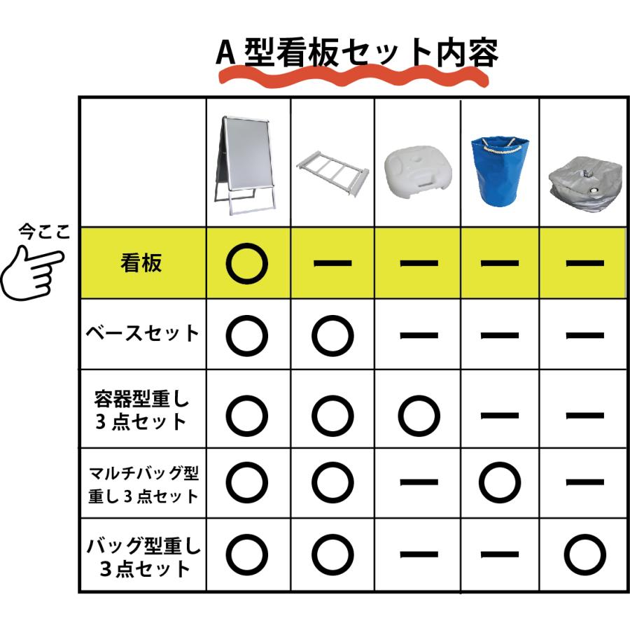 超大型 A型看板 スリム 屋外対応 両面 軽量アルミフレーム スタンド型