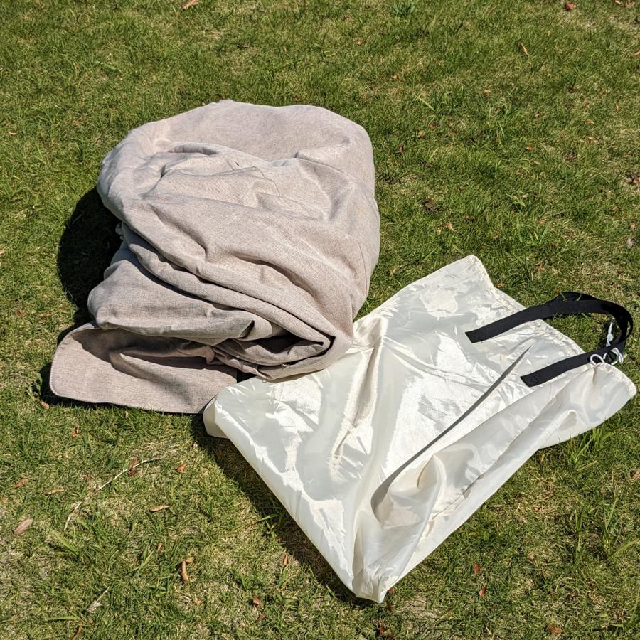 エアーソファー 空気充填式 2〜3人用 屋内・屋外 カバー洗濯OK