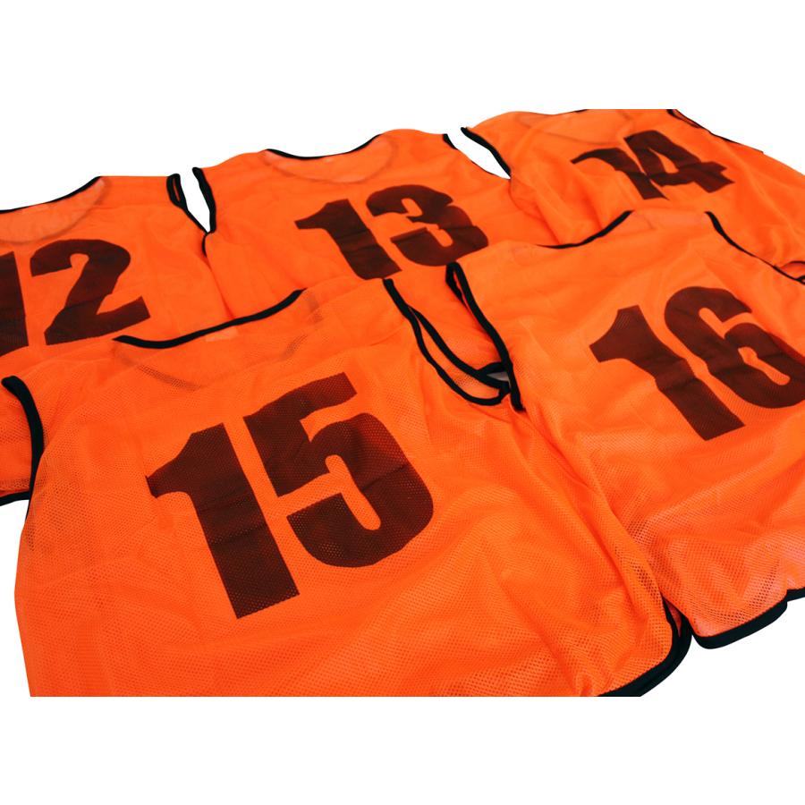 ビブス 12-16番セット 11色 3サイズ ベスト ゼッケン : Fungoal - 通販