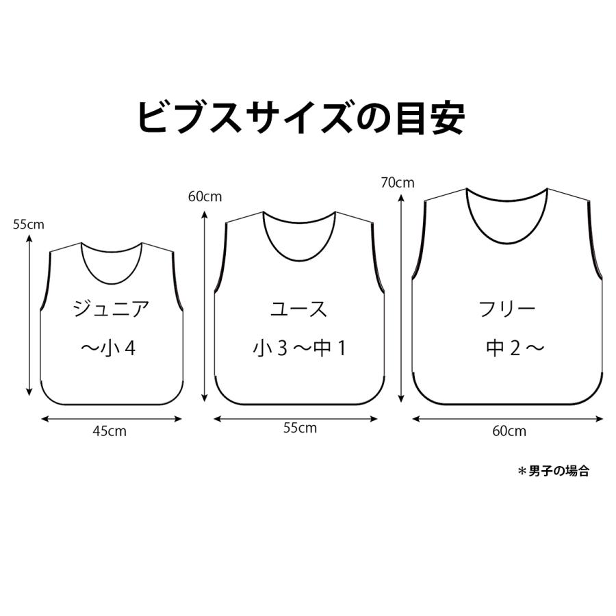 番号指定ビブス 必要な番号だけ作ります サッカー バスケ ラグビー
