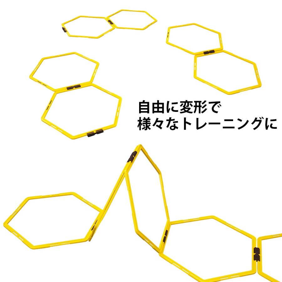 トレーニング ラダー スピード ヘキサゴン マニュアル付 ハードル 瞬発力 敏捷性 ステップワーク アジリティ Ko Grwu 0ai2 Fungoalファンゴール 通販 Yahoo ショッピング