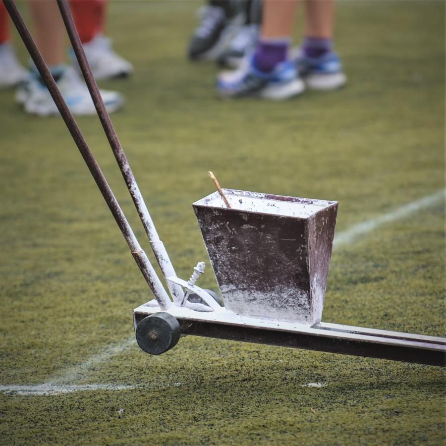 ラインマーカー　運動場　白線引　石灰 Fungoal ラインパウダー 100kg 10kgx10袋 石灰 白線 ライン引き用粉