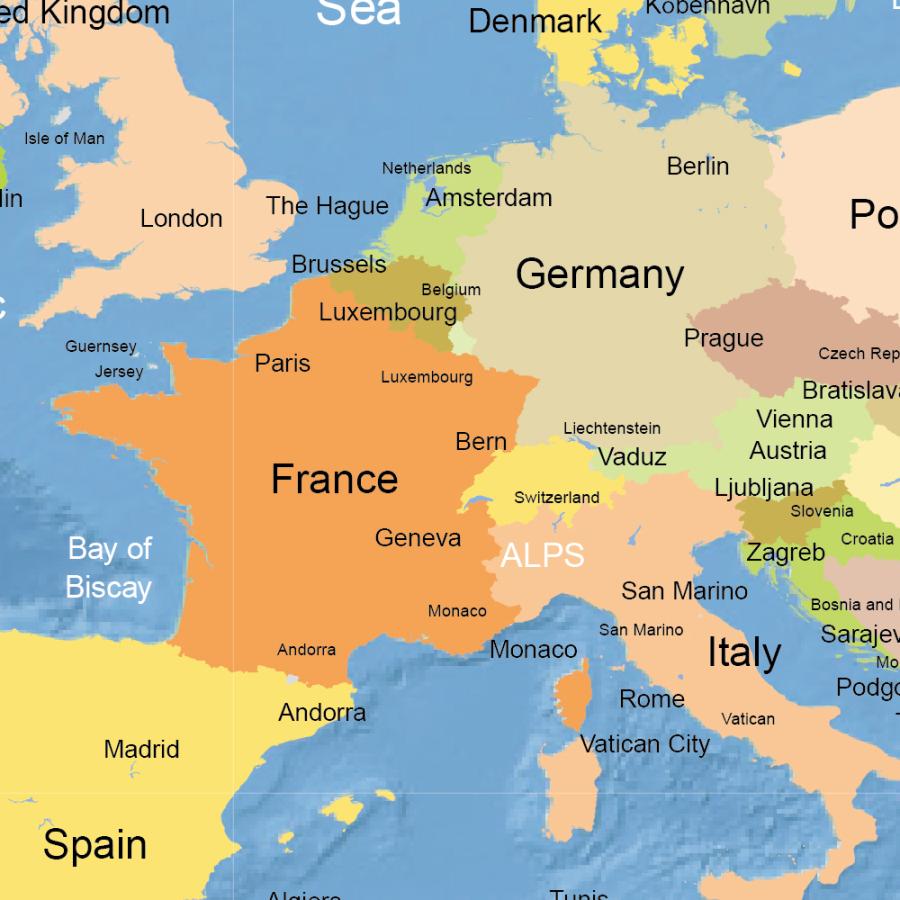 世界地図 ポスター [ミニマム] 英語 オフィス インテリア World Map