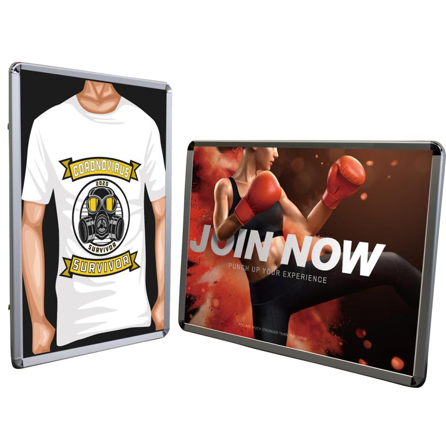 ポスターフレーム A1 ワンタッチでポスターの入れ替え簡単 スナップ