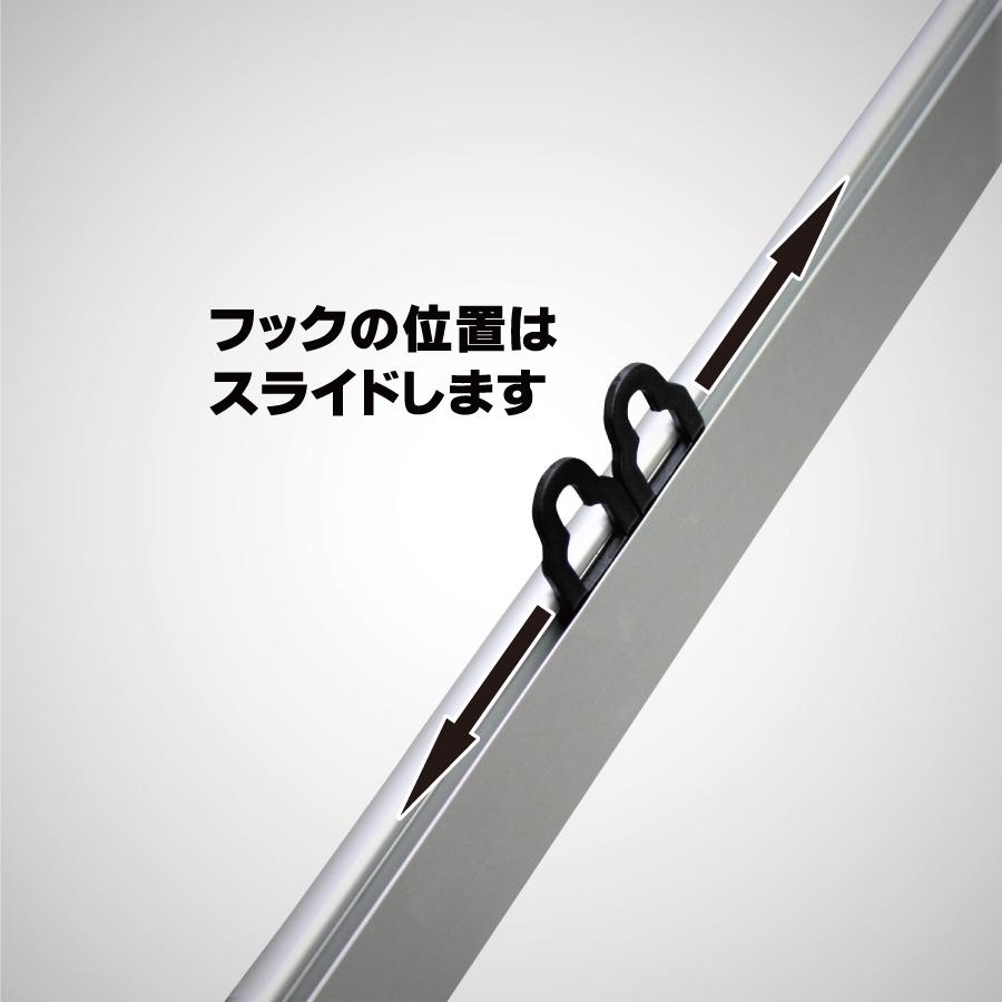 ポスターハンガー 60cm 壁掛け 吊り下げ ワンタッチ開閉 シルバー アルミ製 タペストリー ポール Po Han 60 Fungoal 通販 Yahoo ショッピング