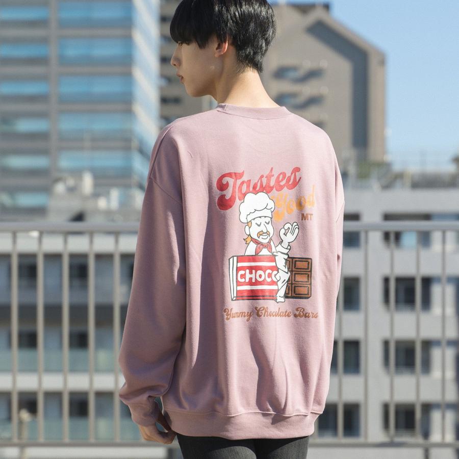 MODISH GAZE モディッシュガゼ T/Cポンチ チョコレートイラスト ビッグスウェットトレーナー オープンセール :101242:RAD CHAMP ヤフー店 - 通販 - Yahoo!ショッピング MODISH GAZE モディッシュガゼ T/Cポンチ チョコレートイラスト ビッグスウェットトレーナー オープンセール :101242:RAD CHAMP ヤフー店 - 通販 - Yahoo!ショッピング