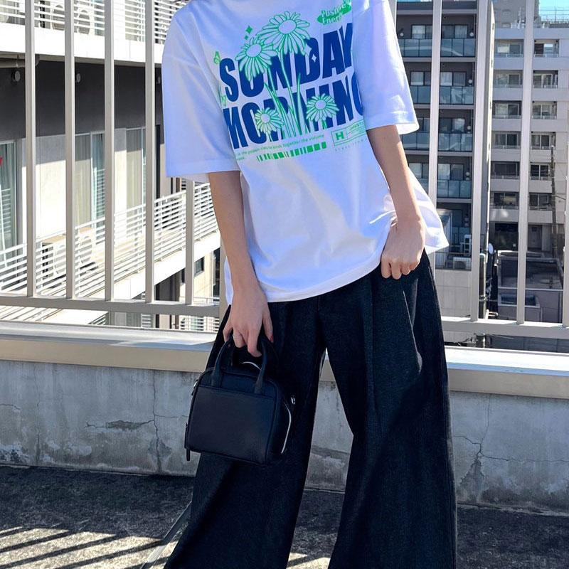 MODISH GAZE モディッシュガゼ  SUNDAY MORNING ビッグシルエットTシャツ｜radchamp｜17