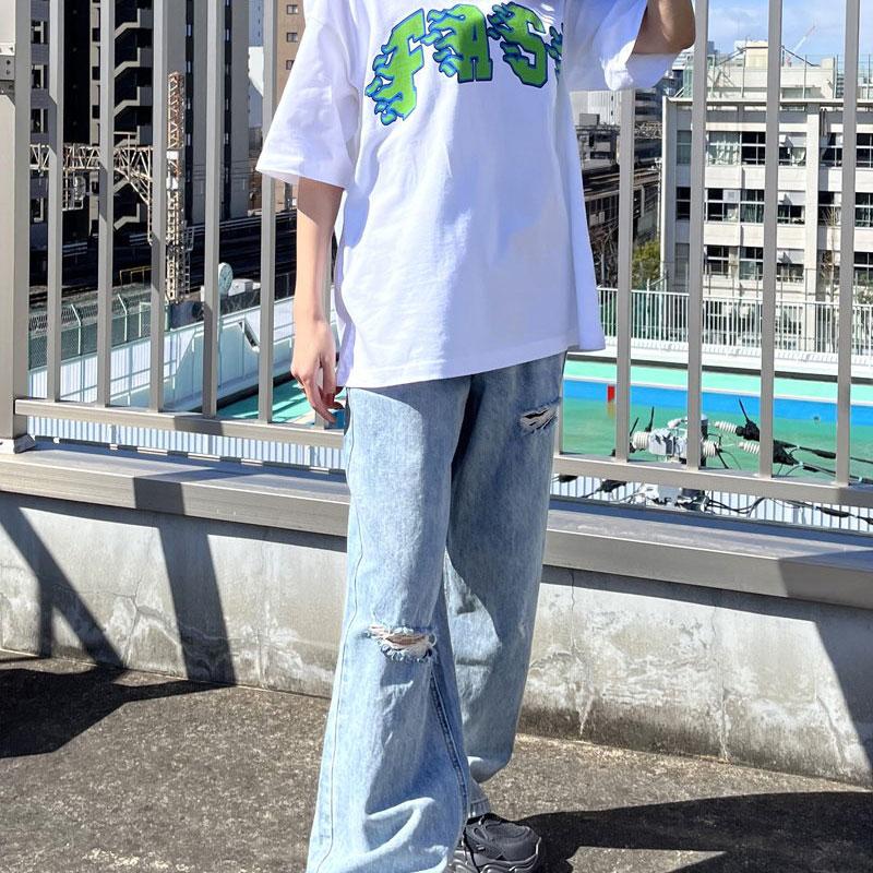 MODISH GAZE モディッシュガゼ  FAST ビッグシルエットTシャツ｜radchamp｜06