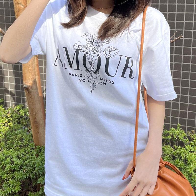 MODISH GAZE モディッシュガゼ  AMOUR 花柄プリントTシャツ｜radchamp｜08