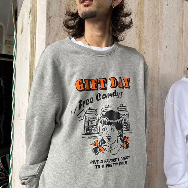 MODISH GAZE（モディッシュガゼ） GIFT DAY ガールデザインプリント 裏