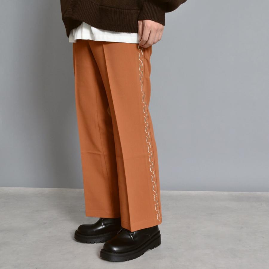 MODISH GAZE（モディッシュガゼ） サイド刺繍フレアパンツ メンズ 刺繍