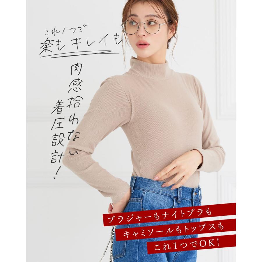 39%OFF】ブラトップ キャミソール カップ付きキャミソール 長袖