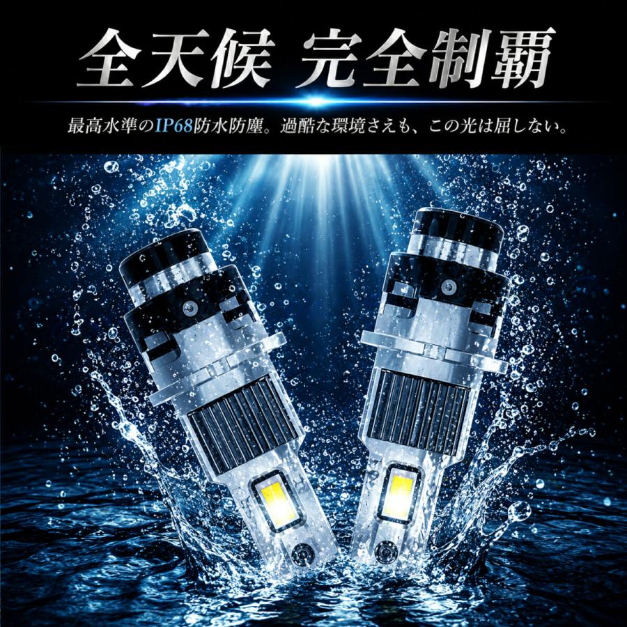 エスティマ 50系 LED ヘッドライト D4S D4R 爆光 完全 ポン付け LED化