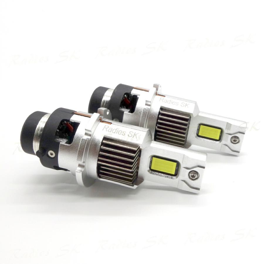 Radies SK エスティマ 50系 LED ヘッドライト D4S D4R 爆光 完全 ポン
