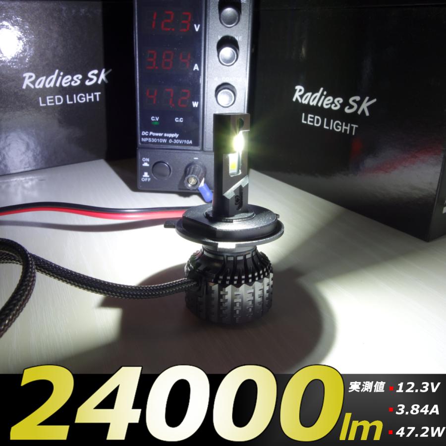 24V LEDヘッドライト エルフ ダイナ デュトロ レンジャー コンドル H4 Hi/Low LED LEDバルブ 爆光 24000LM  車検対応 1年保証 Radies SK｜radies-sk｜10