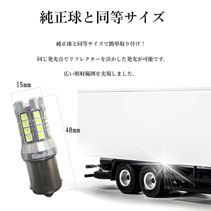 Radies SK 24V S25 LED 24V専用 トラック 4球 6000k 爆光シングル LED