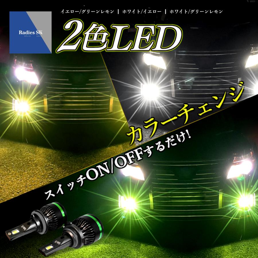 Radies SK プリウス 30系 前期 後期 ZVW30 LED フォグランプ 2色