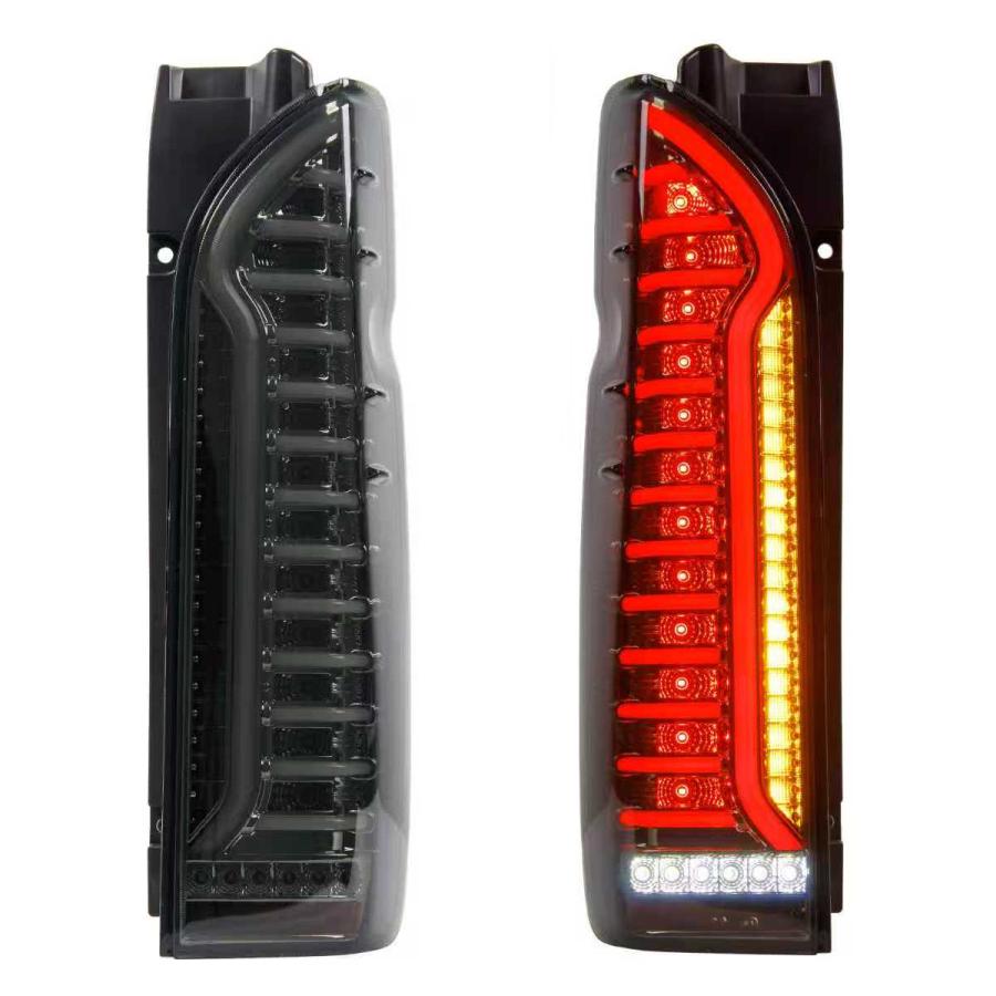 ハイエース レジアスエース LED スモークレンズ テールランプ ハイエース レジアスエース 200系 LEDテールランプ LED テールライト