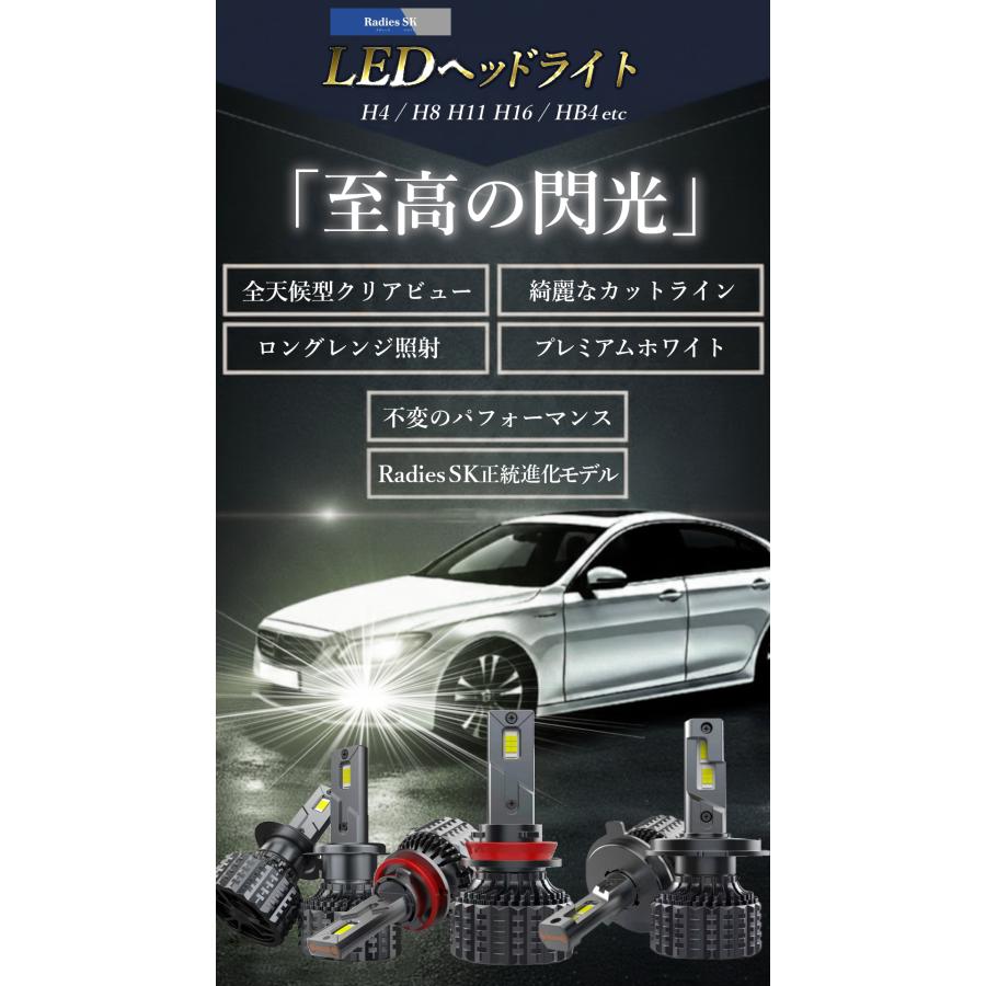 Radies SK ヤリスクロス CHR ヴィッツ アクア HIR2 LED ヘッドライト