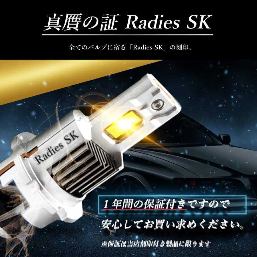 Radies SK フリード GB3 GB4 LED ヘッドライト D2S D2R LED ヘッド