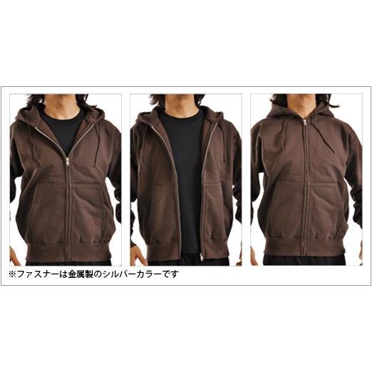 CROSS & STITCH パーカー 無地 パーカ 暖かい 裏起毛 厚手 15.6オンス