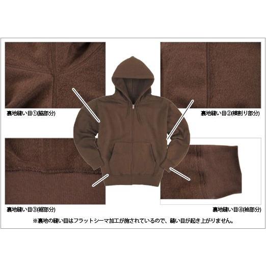 CROSS & STITCH パーカー 無地 パーカ 暖かい 裏起毛 厚手 15.6オンス