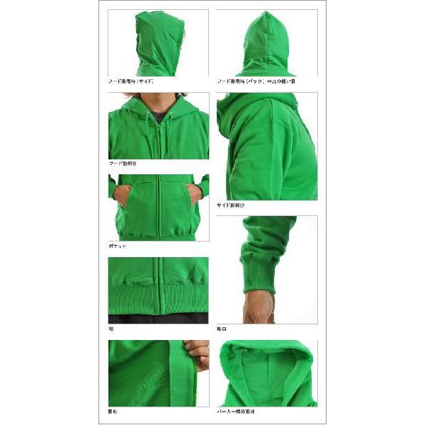 CROSS & STITCH パーカー 無地 パーカ クロスステッチ 厚手 10.0オンス