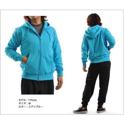 CROSS & STITCH パーカー 無地 パーカ クロスステッチ 厚手 10.0