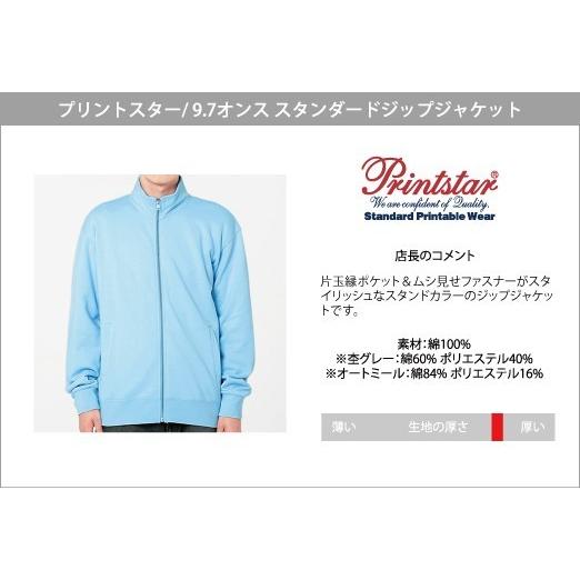 Printstar スウェット 無地 大きいサイズ 厚手 9.7オンス Printstar スウェット 無地 大きいサイズ 厚手 9.7オンス