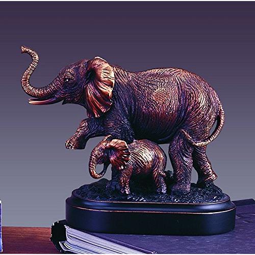 【再入荷！】 Elephant &ベビーStatue???Figurine オブジェ、置き物