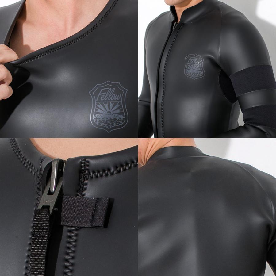 【ポイント5倍】FELLOW ロングジョン ＆ タッパー セット 3mm メンズ ウェットスーツ サーフィン 日本規格 JPSA ウェット タッパー FELLOW ロングジョン ウェットスーツ セット 3mm メンズ ＋